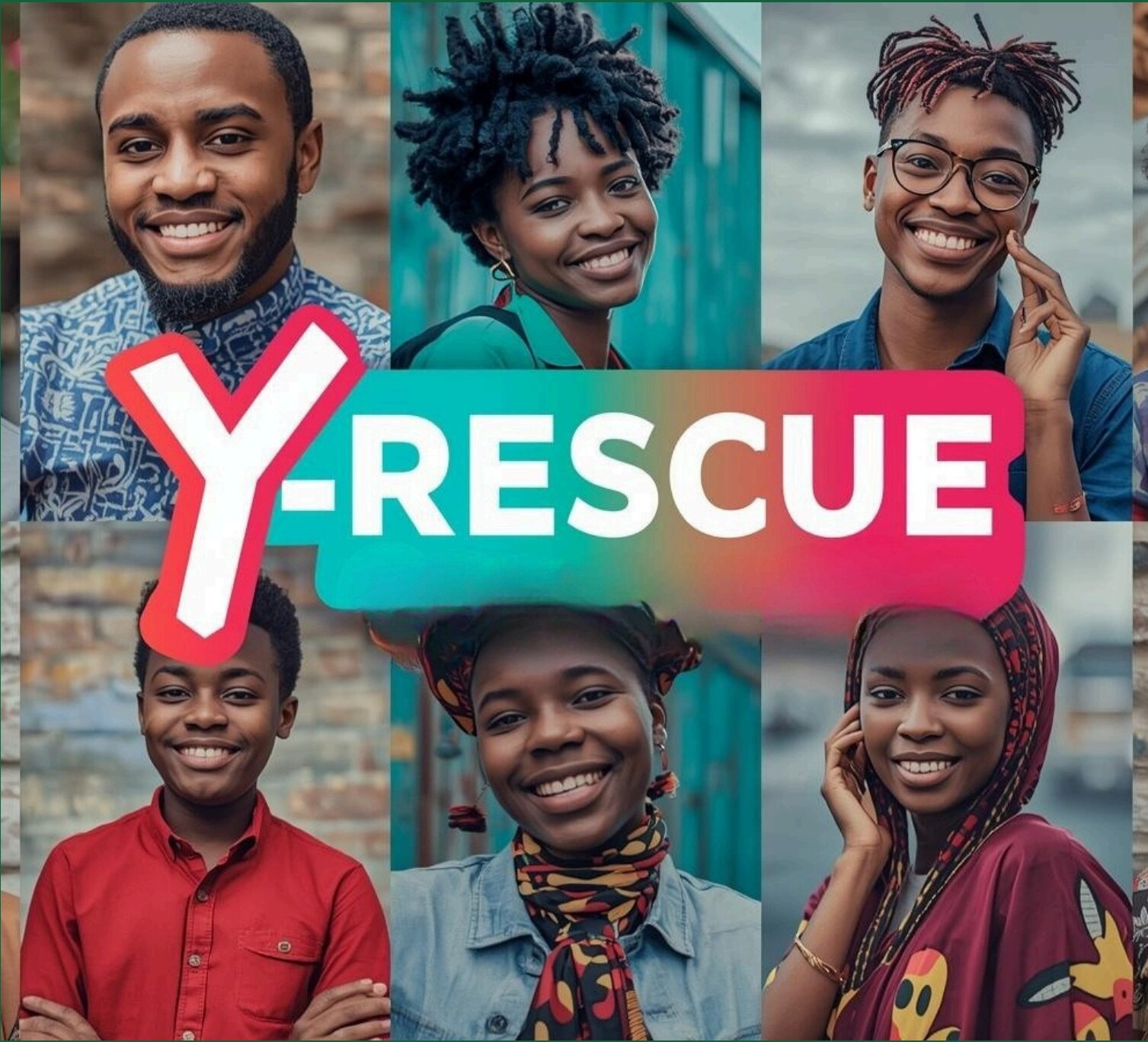 Diverse young Nigerians